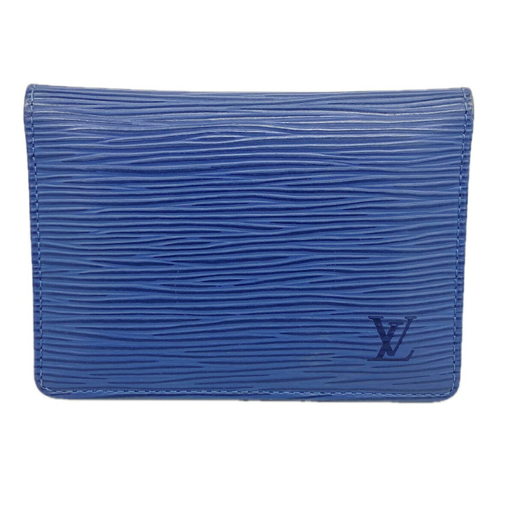 Louis Vuitton Epi Leather Pass Case, Porte 2 Cartes Vertical, M6320G, Myrtill...